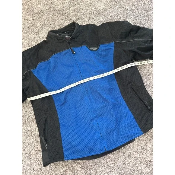 Fly Technical Riding Gear Jacket Blue 2XL - Picture 6 of 10